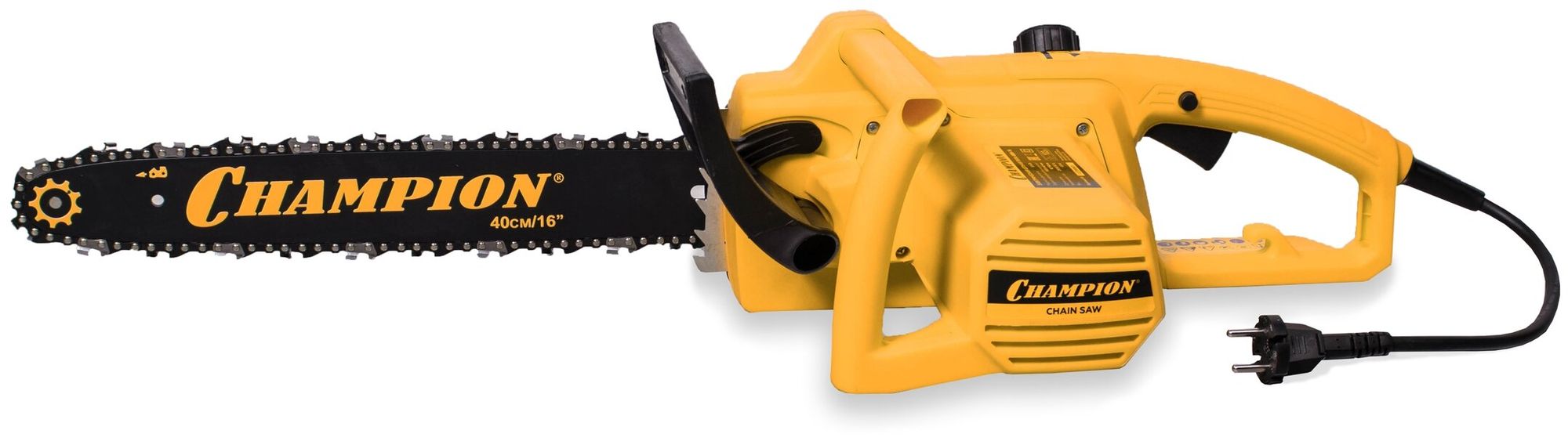 Электропила CHAMPION 418N-16" 3/8-1,3-57 (1,8кВт 3,8кг)
Электропила CHAMPION 418N-16" 3/8-1,3-57 (1,8кВт 3,8кг)