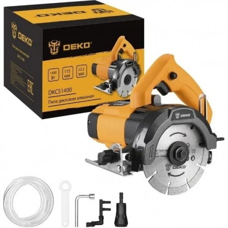 Пила циркулярная(дисковая) Deko DKCS1400 1400Вт (ручная) D диска.:115мм (063-4355)
Пила циркулярная(дисковая) Deko DKCS1400 1400Вт (ручная) D диска.:115мм (063-4355)