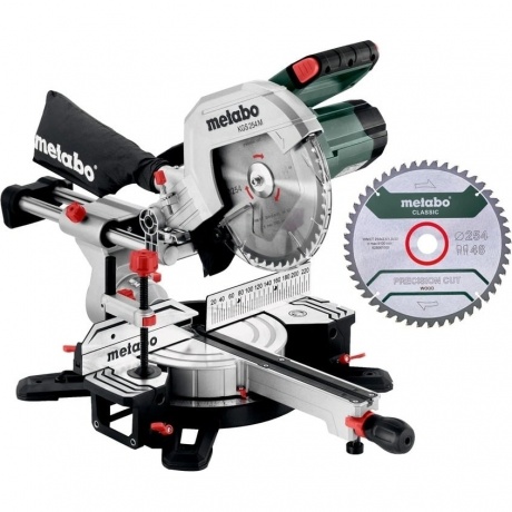 Торцовочная пила Metabo KGS 254 M set 1450Вт 5000об/мин d=254мм
Торцовочная пила Metabo KGS 254 M set 1450Вт 5000об/мин d=254мм