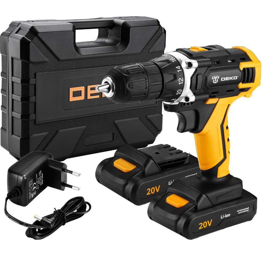 Аккумуляторная дрель-шуруповерт DEKO DKCD20FU-Li SET3 в кейсе + оснастка 13 шт, 20B, 2х1.5Ач, з/у
Аккумуляторная дрель-шуруповерт DEKO DKCD20FU-Li SET3 в кейсе + оснастка 13 шт, 20B, 2х1.5Ач, з/у