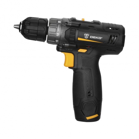 Аккумуляторная дрель-шуруповерт DEKO GCD12DU3
Аккумуляторная дрель-шуруповерт DEKO GCD12DU3