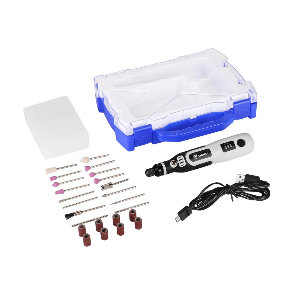 Аккумуляторный гравер 3,6В в кейсе DEKO DKRT3.6-Li SET
Аккумуляторный гравер 3,6В в кейсе DEKO DKRT3.6-Li SET