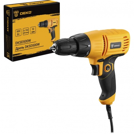 Дрель DEKO DKSD500W
Дрель DEKO DKSD500W
