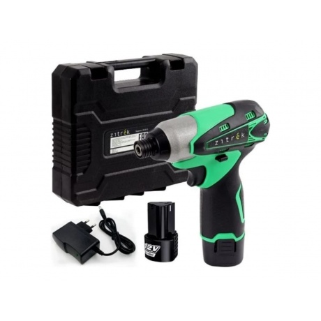 Гайковерт аккумуляторный Zitrek ZKIS12 (12 B, Li-Ion акк. 2x2.0Ач, кейс)
Гайковерт аккумуляторный Zitrek ZKIS12 (12 B, Li-Ion акк. 2x2.0Ач, кейс)