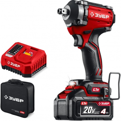 Гайковерт ударный ЗУБР 20 В, 500 Н·м, 1 АКБ LMS (4 А·ч), бесщеточный, сумка (ГБУ-500-41)
Гайковерт ударный ЗУБР 20 В, 500 Н·м, 1 АКБ LMS (4 А·ч), бесщеточный, сумка (ГБУ-500-41)