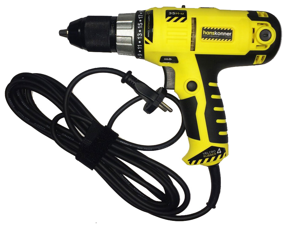 Дрель-шуруповерт сетевая Hanskonner HID2145P
Дрель-шуруповерт сетевая Hanskonner HID2145P