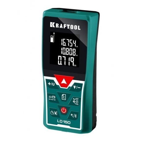 Дальномер лазерный Kraftool LD-150 34767
Дальномер лазерный Kraftool LD-150 34767