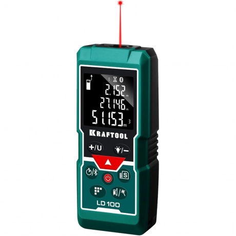 Дальномер лазерный Kraftool LD-100 34765
Дальномер лазерный Kraftool LD-100 34765