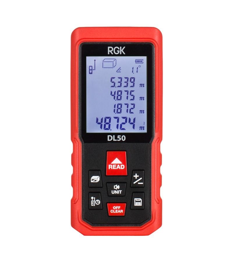 Дальномер лазерный RGK DL50
Дальномер лазерный RGK DL50