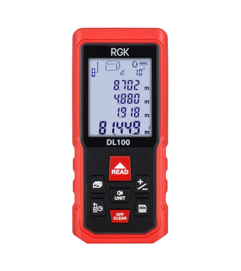 Дальномер лазерный RGK DL100
Дальномер лазерный RGK DL100