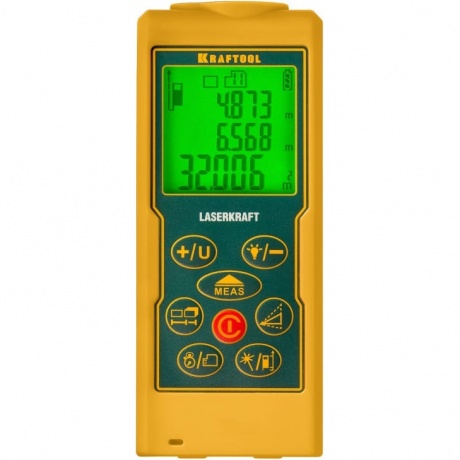 Дальномер лазерный KRAFTOOL Laser-Kraft, 5 см - 70 м, (34760)
Дальномер лазерный KRAFTOOL Laser-Kraft, 5 см - 70 м, (34760)