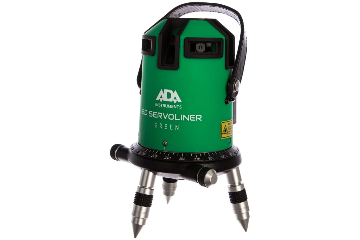 Уровень лазерный ADA 6D Servoliner Green (А00500)
Уровень лазерный ADA 6D Servoliner Green (А00500)