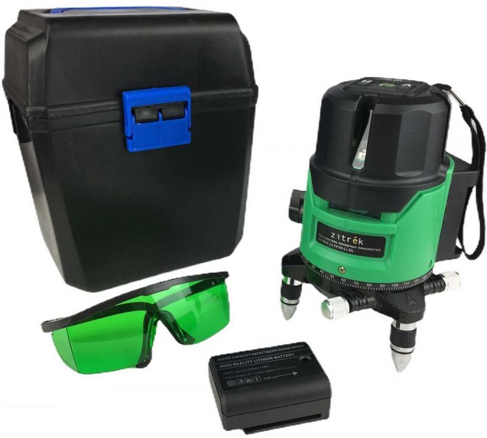 Построитель лазерных плоскостей самовыравнивающийся ZITREK LL1V1H-Li-GL (2 линии, зеленый луч, литиевый аккумулятор, кейс)
Построитель лазерных плоскостей самовыравнивающийся ZITREK LL1V1H-Li-GL (2 линии, зеленый луч, литиевый аккумулятор, кейс)