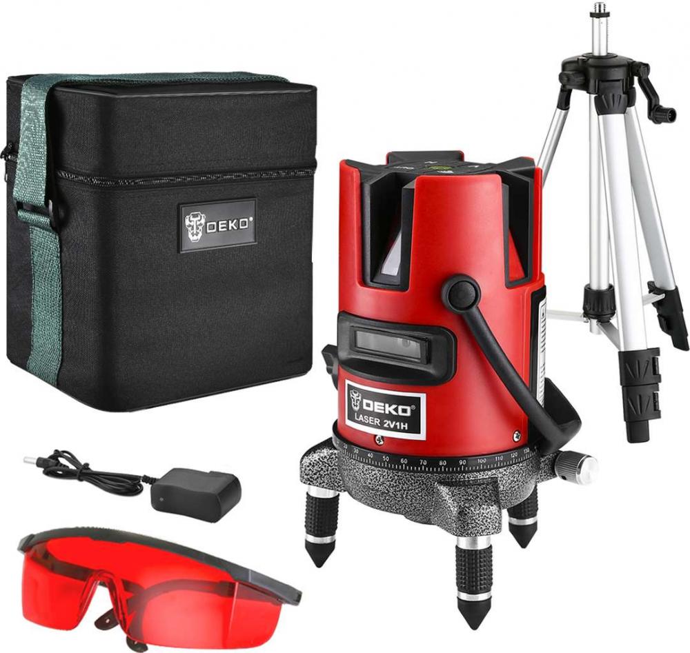 Уровень лазерный DEKO DKLL02RB SET 2 (в сумке, со штативом)
Уровень лазерный DEKO DKLL02RB SET 2 (в сумке, со штативом)