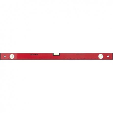 Уровень алюминиевый, 800 мм, 3 глазка, красный, линейка Matrix
Уровень алюминиевый, 800 мм, 3 глазка, красный, линейка Matrix