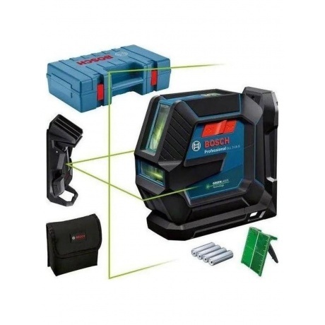Нивелир лазерный Bosch GLL 2-15G 2кл.лаз. 540нм цв.луч. зеленый 2луч. (0601063W02)
Нивелир лазерный Bosch GLL 2-15G 2кл.лаз. 540нм цв.луч. зеленый 2луч. (0601063W02)