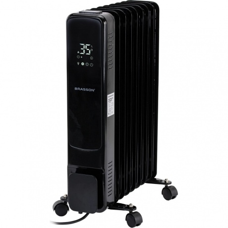 Обогреватель масляный BRASSON BOR-7 TOUCH, 7секций, 1500Вт, 3 режима,сенсор,пульт ДУ, черный, 457777
Обогреватель масляный BRASSON BOR-7 TOUCH, 7секций, 1500Вт, 3 режима,сенсор,пульт ДУ, черный, 457777
