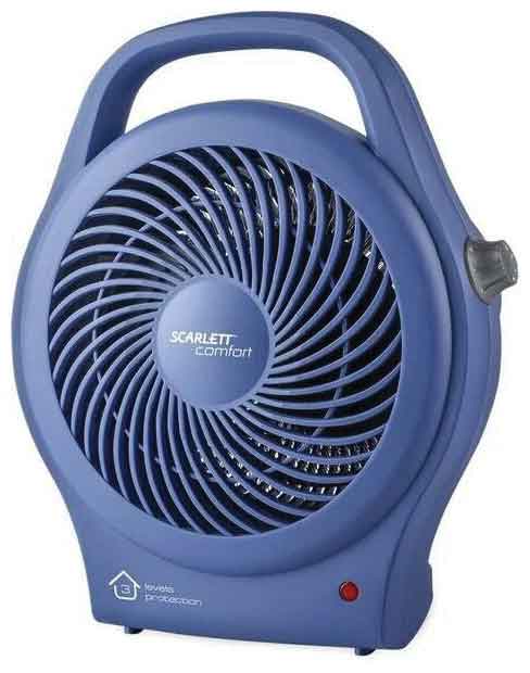 Тепловентилятор Scarlett SC-FH53008 синий
Тепловентилятор Scarlett SC-FH53008 синий