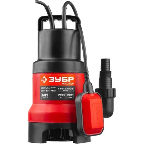 Насос погружной дренажный Зубр Мастер М1 НПГ-М1-750
Насос погружной дренажный Зубр Мастер М1 НПГ-М1-750