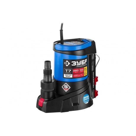 Насос погружной дренажный Зубр АкваСенсор Т7 НПЧ-Т7-250
Насос погружной дренажный Зубр АкваСенсор Т7 НПЧ-Т7-250