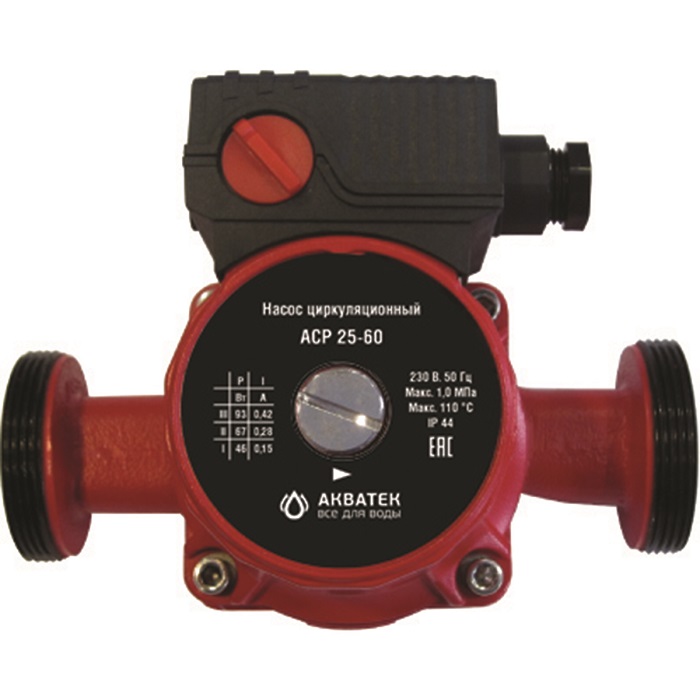 Насос циркуляционный Aquatech ACP 25-60
Насос циркуляционный Aquatech ACP 25-60