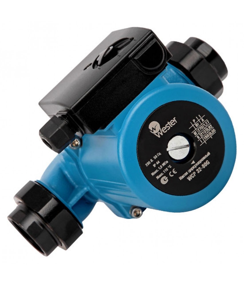 Насос циркуляционный Wester WCP 32-80G
Насос циркуляционный Wester WCP 32-80G