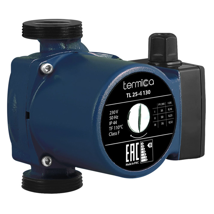 Насос циркуляционный Termica TL 25-4 130
Насос циркуляционный Termica TL 25-4 130