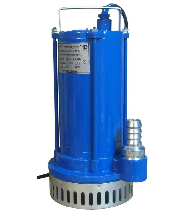 Насос дренажный Ливгидромаш Гном 10-6 220В
Насос дренажный Ливгидромаш Гном 10-6 220В