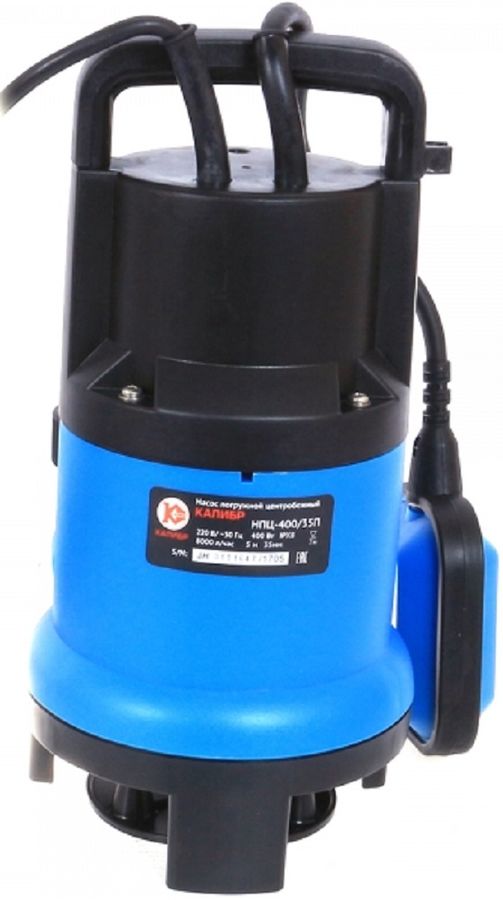 Насос дренажный Калибр НПЦ-400/35П
Насос дренажный Калибр НПЦ-400/35П