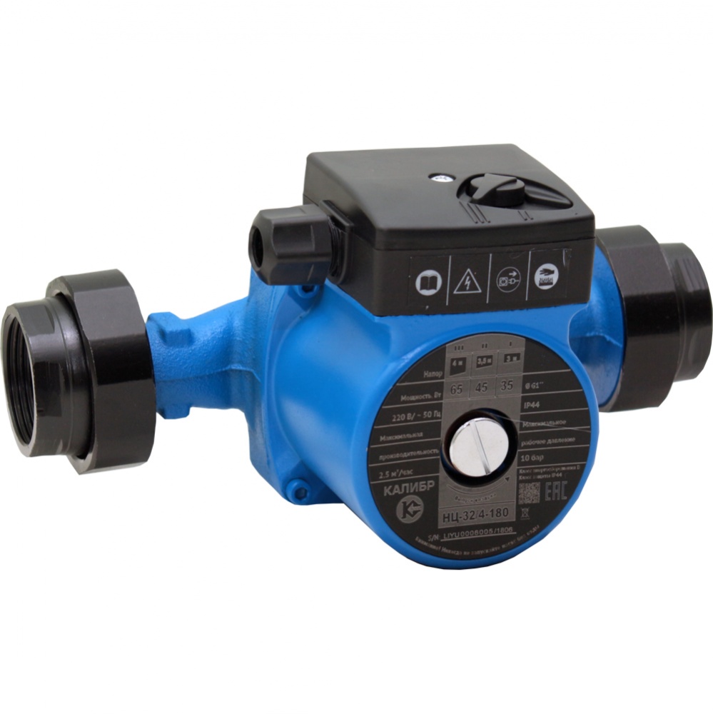 Насос циркуляционный Калибр НЦ-32/4-180
Насос циркуляционный Калибр НЦ-32/4-180