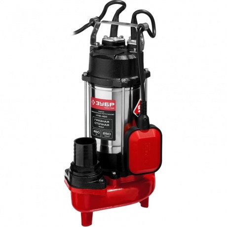 Насос фекальный Зубр НПФ-450
Насос фекальный Зубр НПФ-450