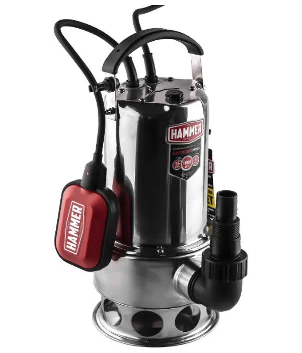 Насос дренажный Hammer NAP1000DInox
Насос дренажный Hammer NAP1000DInox