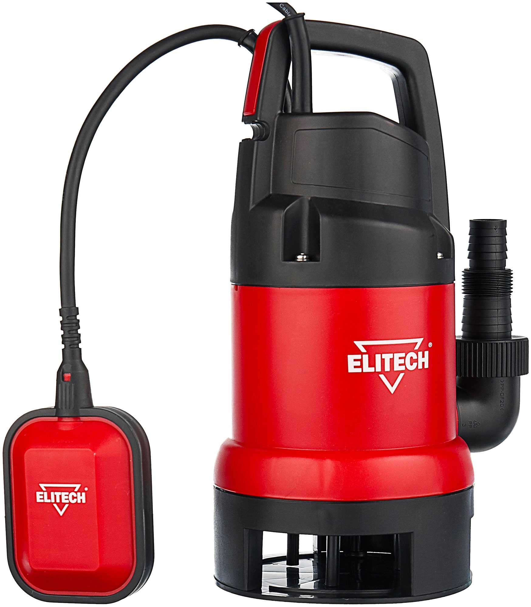 Насос дренажный Elitech НПФ 400
Насос дренажный Elitech НПФ 400