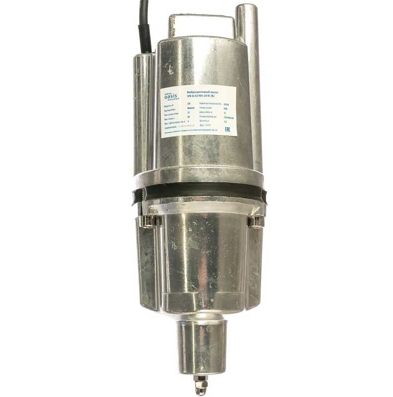 Насос колодезный Oasis VN 0.42/60-25
Насос колодезный Oasis VN 0.42/60-25