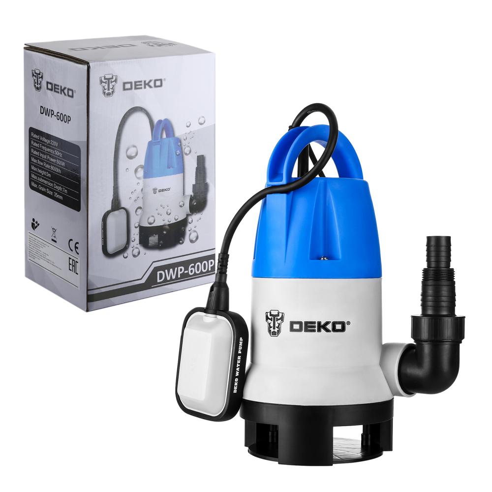 Насос дренажный DEKO DWP-600P (грязевая, поплавок, 220В, 600Вт, пластик)
Насос дренажный DEKO DWP-600P (грязевая, поплавок, 220В, 600Вт, пластик)