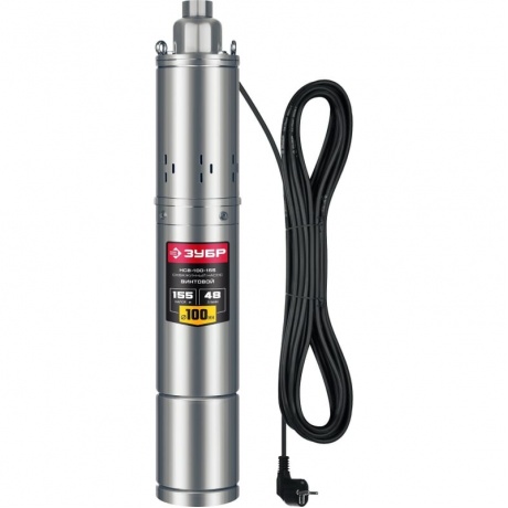 Скважинный насос винтовой ЗУБР, 155 м напор
Скважинный насос винтовой ЗУБР, 155 м напор