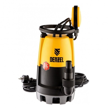 Дренажный насос для чистой и грязной воды DP-450S, 450 Вт, напор 6 м, 12000 л/ч Denzel
Дренажный насос для чистой и грязной воды DP-450S, 450 Вт, напор 6 м, 12000 л/ч Denzel