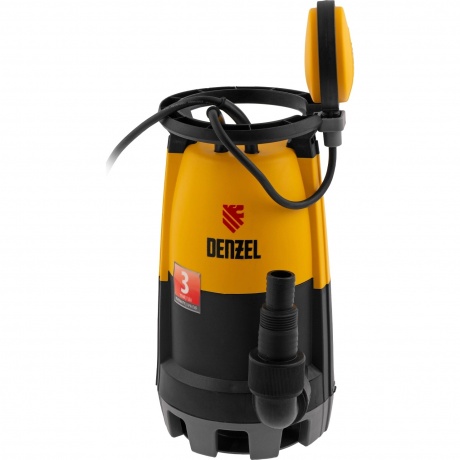 Дренажный насос для чистой и грязной воды DP-600S, 600 Вт, напор 7 м, 13000 л/ч Denzel
Дренажный насос для чистой и грязной воды DP-600S, 600 Вт, напор 7 м, 13000 л/ч Denzel