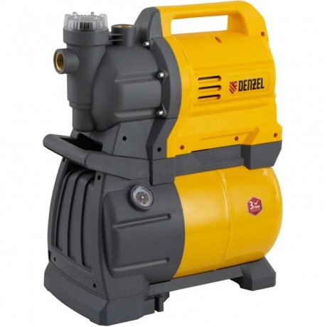 Насосная станция PSХ1300, 1300 Вт, 4500 л/ч, ресивер 24 л, напор 48 м Denzel
Насосная станция PSХ1300, 1300 Вт, 4500 л/ч, ресивер 24 л, напор 48 м Denzel