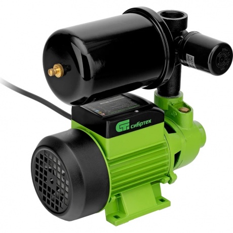 Насосная станция НС400-Ч, 400 Вт, напор 32 м, 2100 л/ч, ресивер 2 л Сибртех
Насосная станция НС400-Ч, 400 Вт, напор 32 м, 2100 л/ч, ресивер 2 л Сибртех