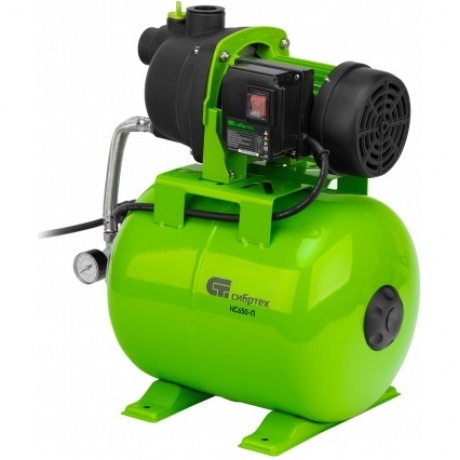 Насосная станция НС650-П, 650 Вт, напор 37 м, 3200 л/ч, ресивер 19 л Сибртех
Насосная станция НС650-П, 650 Вт, напор 37 м, 3200 л/ч, ресивер 19 л Сибртех