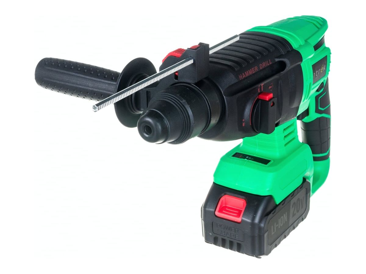 Перфоратор аккумуляторный Zitrek Destroyer Pro (20В, Li-Ion аккумулятор 4 Ач - 1шт, ЗУ, кейс)
Перфоратор аккумуляторный Zitrek Destroyer Pro (20В, Li-Ion аккумулятор 4 Ач - 1шт, ЗУ, кейс)