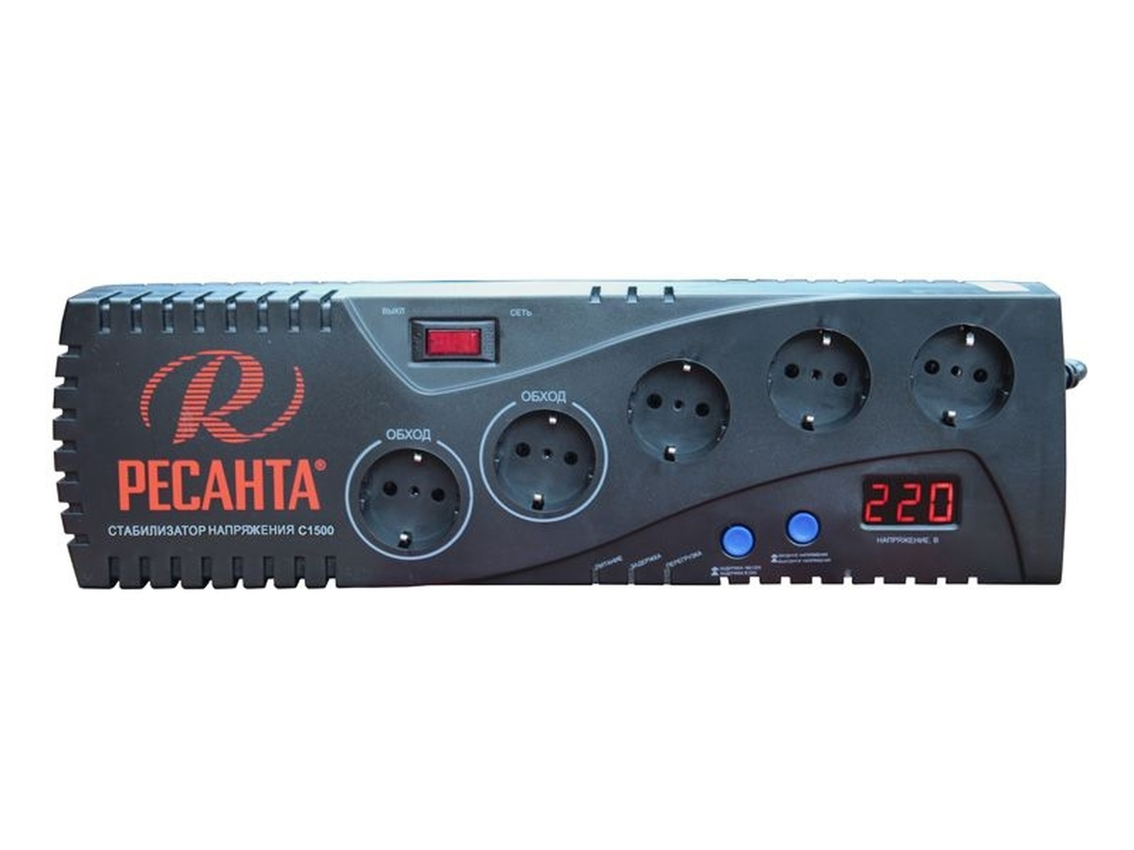 Стабилизатор Ресанта С1500
Стабилизатор Ресанта С1500