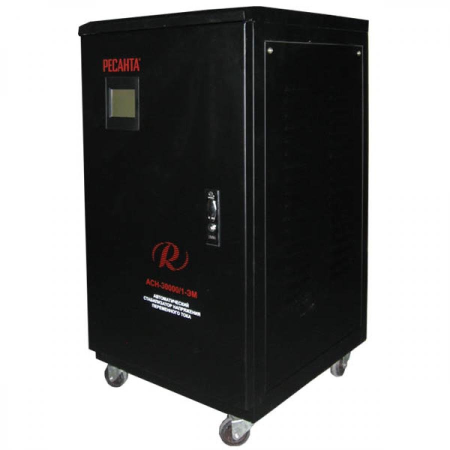 Стабилизатор Ресанта АСН-30000/1-ЭМ
Стабилизатор Ресанта АСН-30000/1-ЭМ