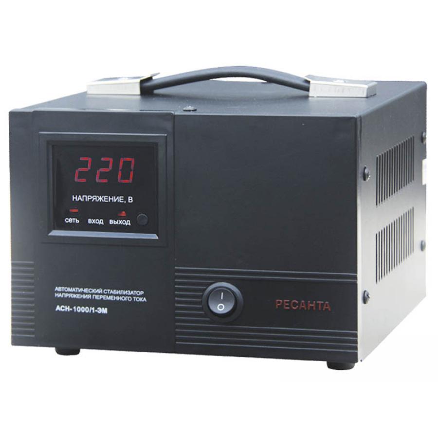Стабилизатор Ресанта АСН-1000 /1-ЭМ
Стабилизатор Ресанта АСН-1000 /1-ЭМ