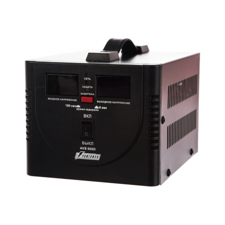 Стабилизатор Powerman AVS 500 D Black (6015735)
Стабилизатор Powerman AVS 500 D Black (6015735)