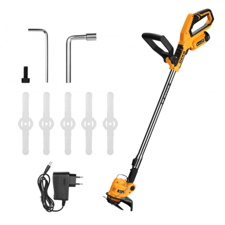 Триммер садовый аккумуляторный DEKO DKTR12, 1*1.5Ач
Триммер садовый аккумуляторный DEKO DKTR12, 1*1.5Ач