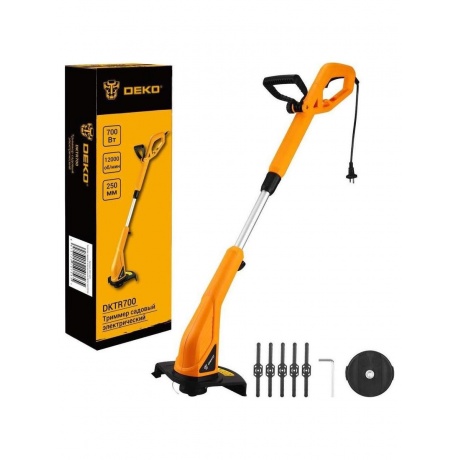 Триммер садовый электрический DEKO DKTR700
Триммер садовый электрический DEKO DKTR700