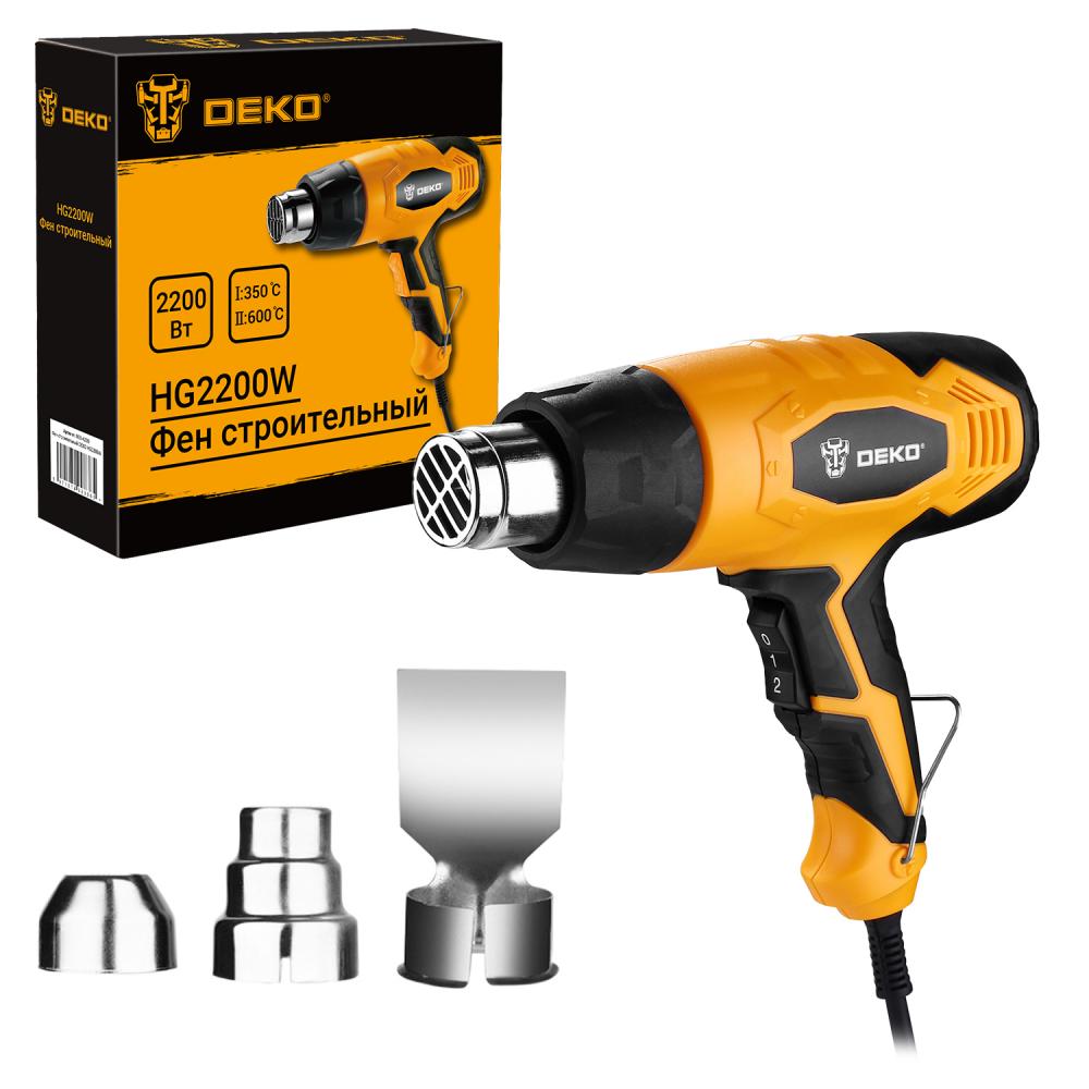 Фен строительный DEKO HG2200W
Фен строительный DEKO HG2200W