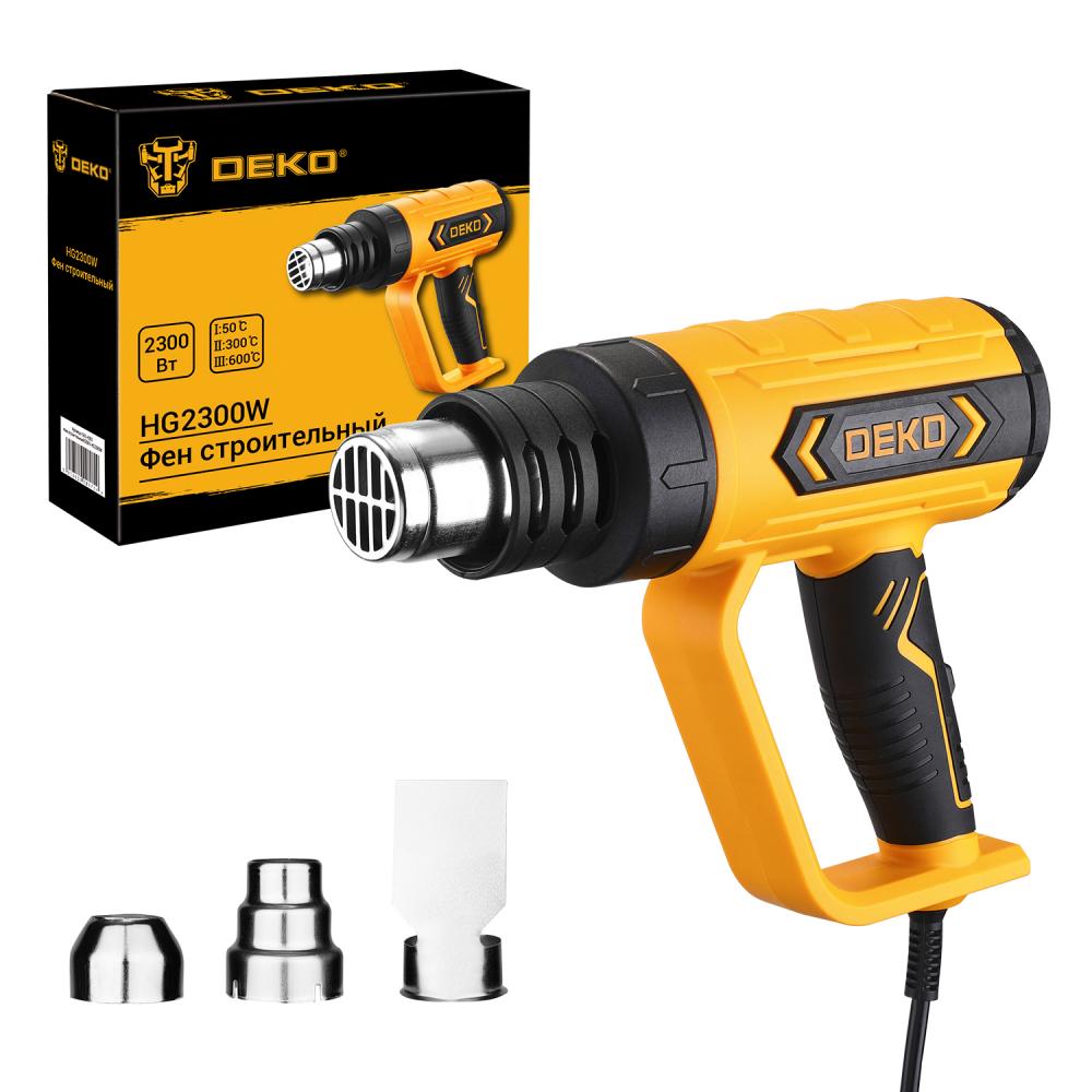 Фен строительный DEKO HG2300W
Фен строительный DEKO HG2300W